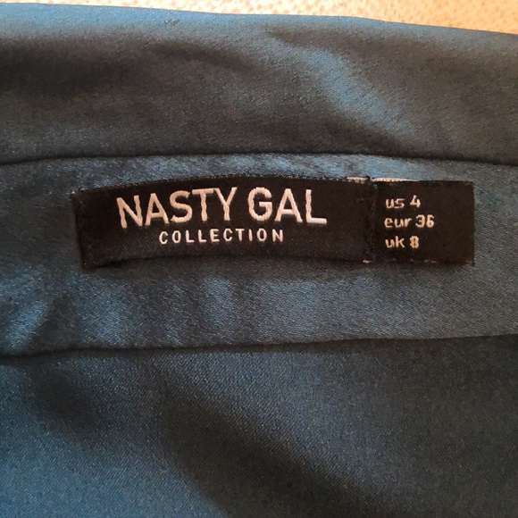 Nasty Gal Satin Dress - Picture 3 of 4
